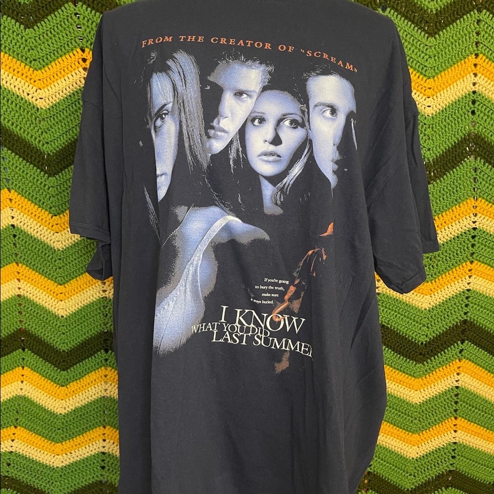 Truffle Shuffle thrift I Know What You Did Last Summer size xxl horror shirt